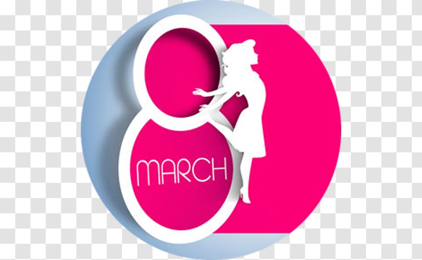 International Women's Day 8 March Happiness Woman - Logo Transparent PNG