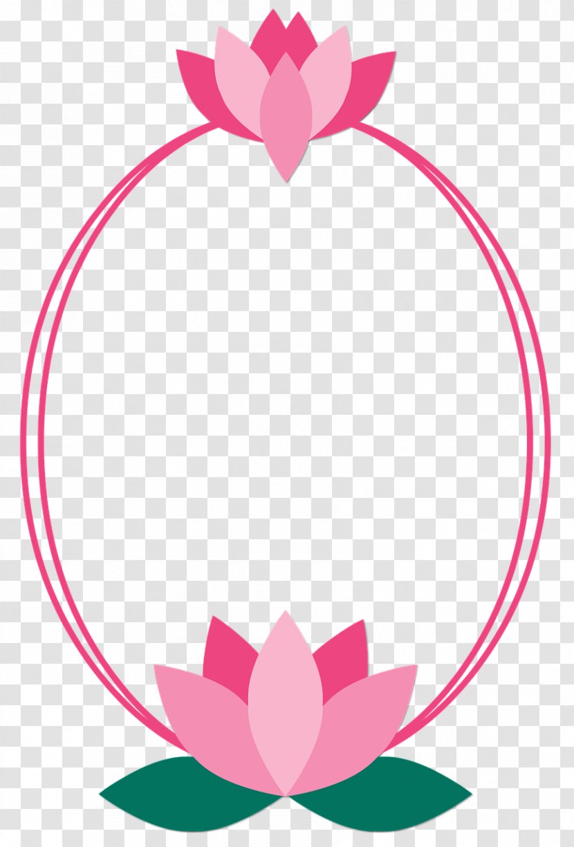 Flower Picture Frames - Heart - Lotus Transparent PNG
