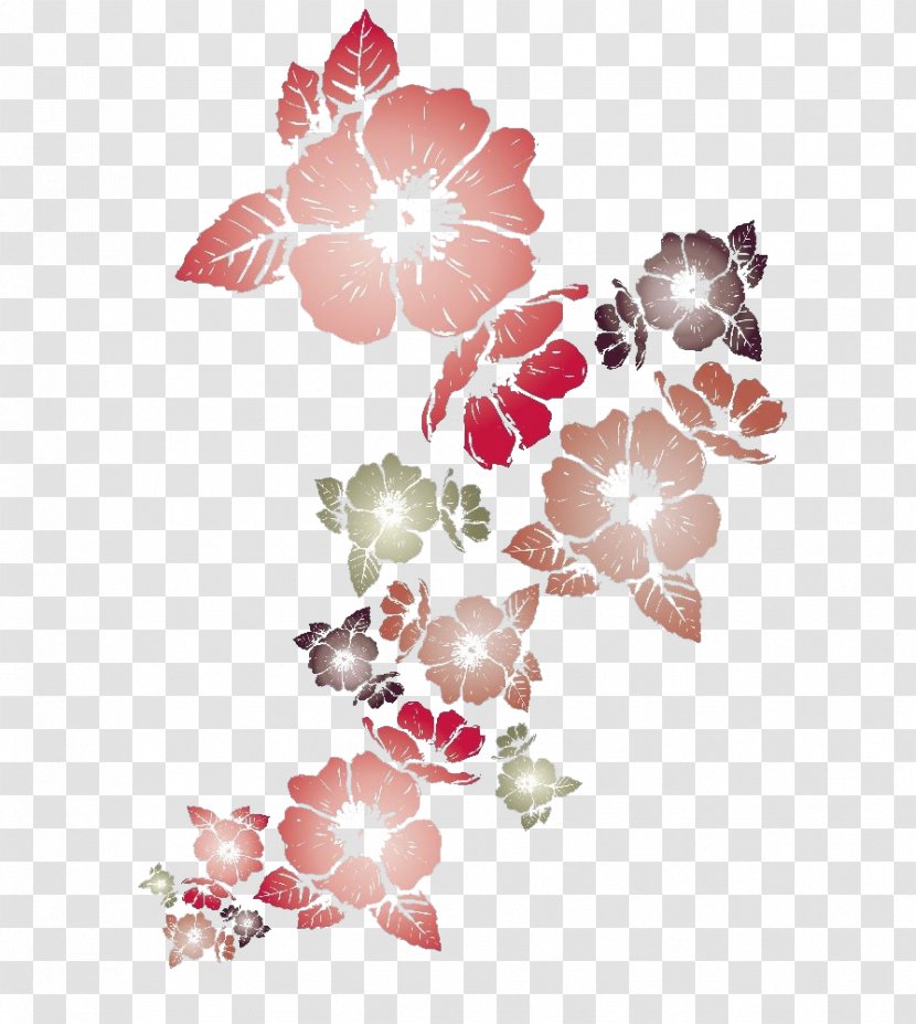 Flower Euclidean Vector Fashion - Flora - Hand-painted Flowers Plants Transparent PNG