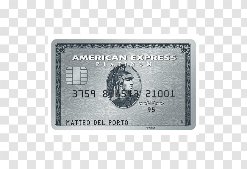 American Express Credit Card Platinum Charge Membership Rewards - Currency Transparent PNG