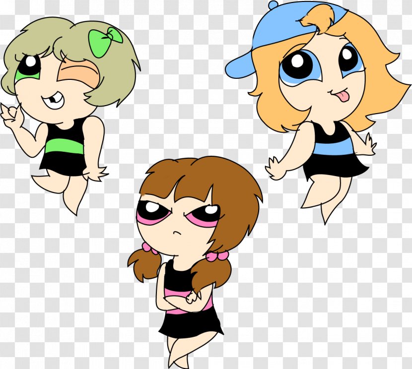 Doodle Child Drawing Idea - Frame - Powerpuff Girls Transparent PNG