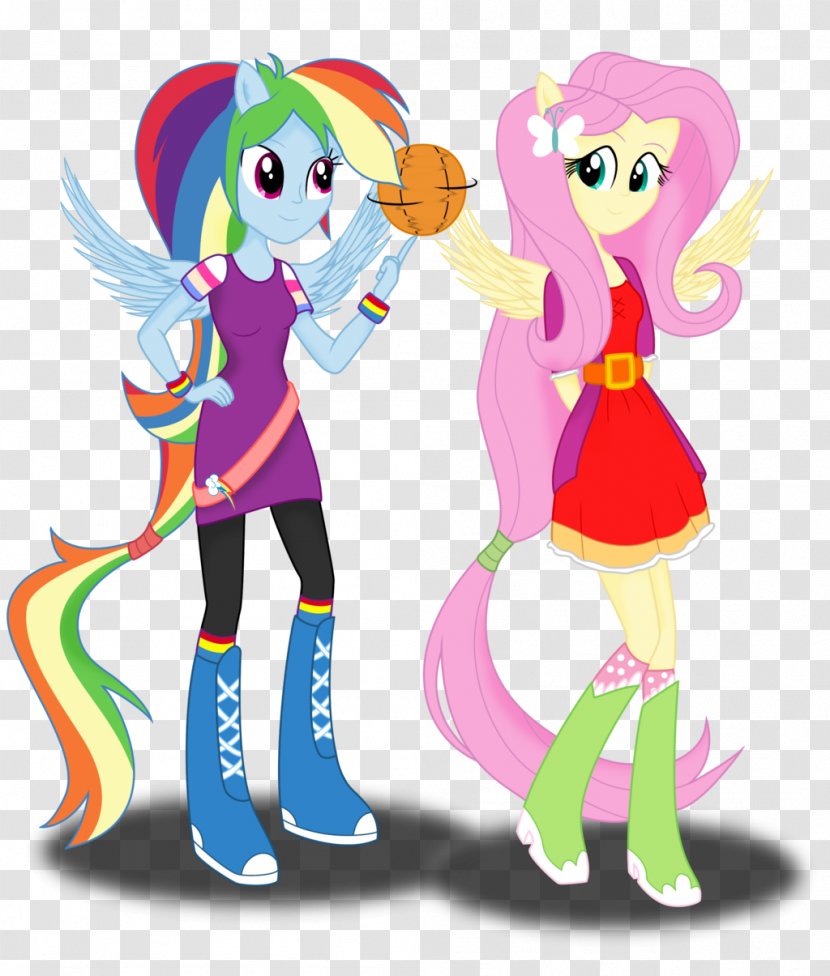 Pony Fluttershy Pinkie Pie Applejack Twilight Sparkle - Rainbow Dash - And Kiss Transparent PNG