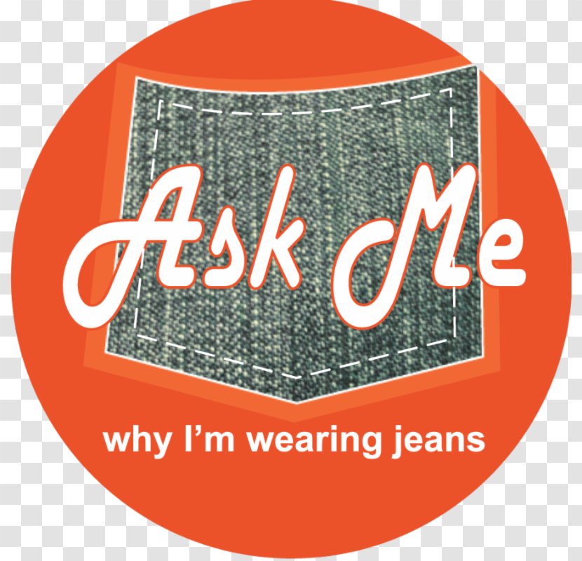 Denim Day Jeans Sticker Label - Heart Transparent PNG