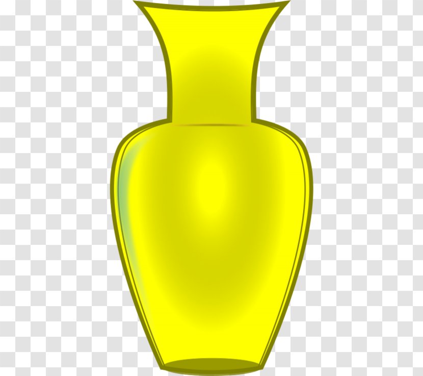 Vase - Yellow Transparent PNG