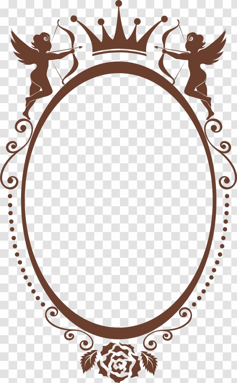 Valentine's Day Qixi Festival Icon - Picture Frame - Coffee Crown Transparent PNG
