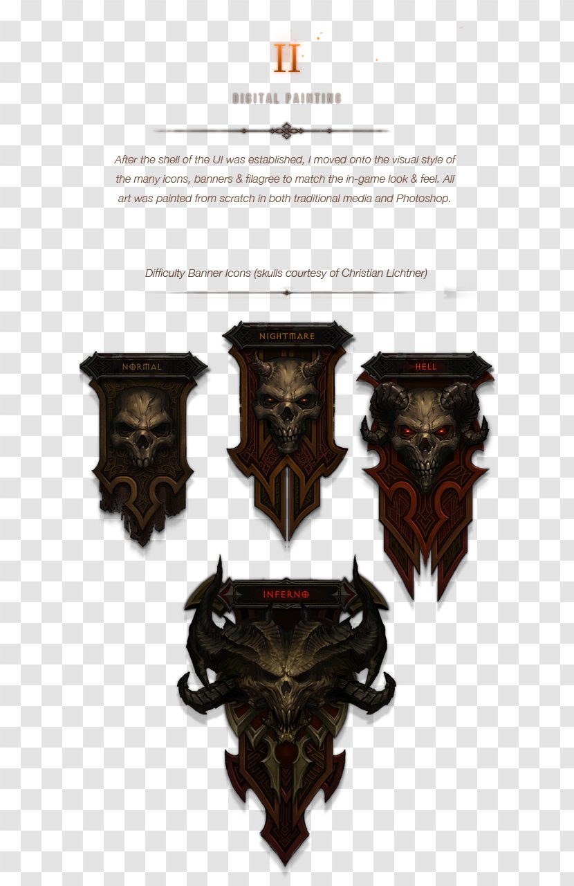Diablo III: Book Of Cain Tyrael Design - Video Games - Ui Game Transparent PNG