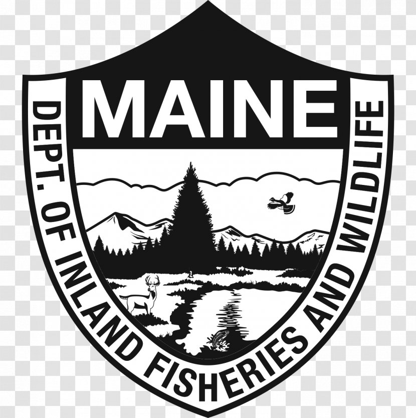 Maine Department Of Inland Fisheries And Wildlife Logo Disc Jockey Inner London Violence - Recreation - Monochrome Photography Transparent PNG