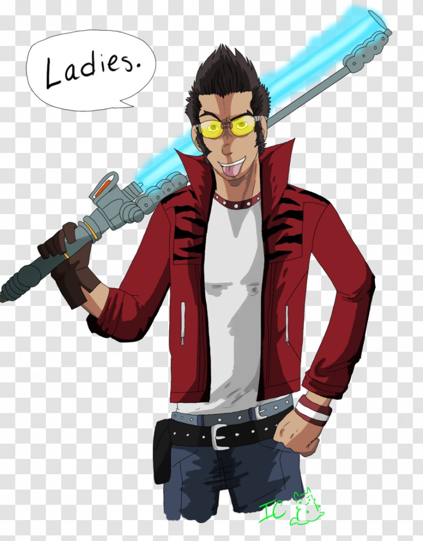Cartoon Action & Toy Figures Character - Fictional - Travis Touchdown No More Heroes 2 Transparent PNG