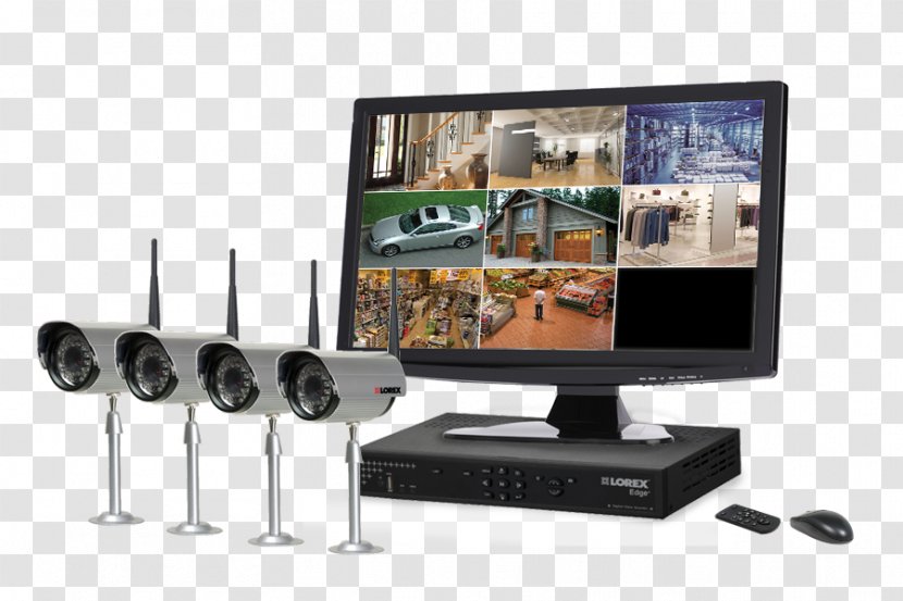 Computer Monitors Digital Video Recorders System Security - Electronics - Camera Transparent PNG