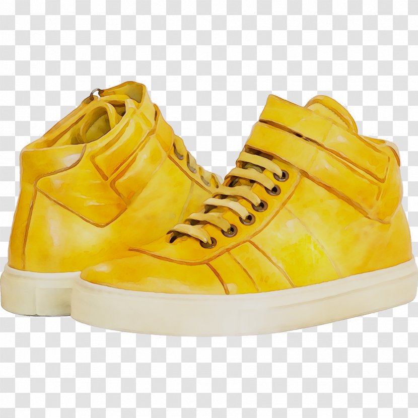 Sneakers Sports Shoes Sportswear Walking - Yellow - Shoe Transparent PNG