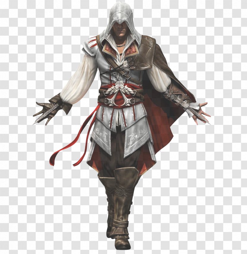 Assassin's Creed III Creed: Revelations Ezio Auditore Brotherhood - Figurine - Action Figure Transparent PNG