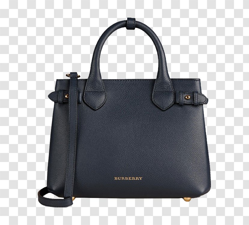 Burberry Handbag Leather Luxury Goods - Black - BURBERRY Classic Transparent PNG