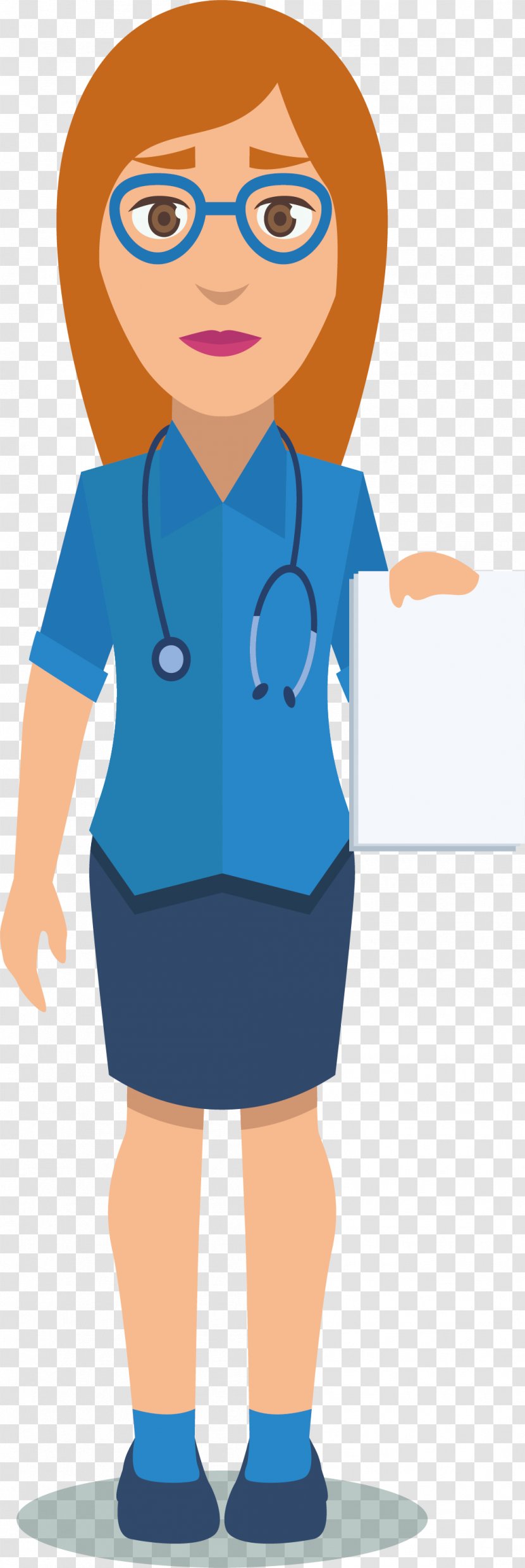 Physician Clip Art - Silhouette - Frowning Doctor Transparent PNG