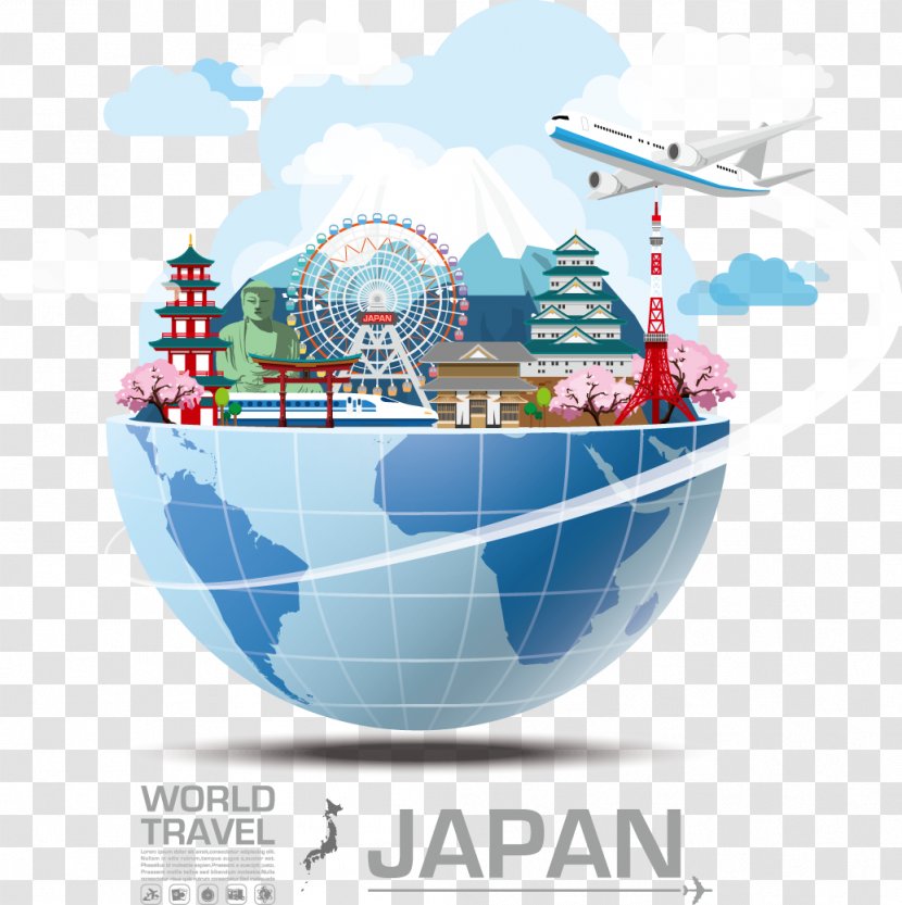 Japan Royalty-free Travel Stock Illustration - Photography - Decorative Building Attractions Transparent PNG