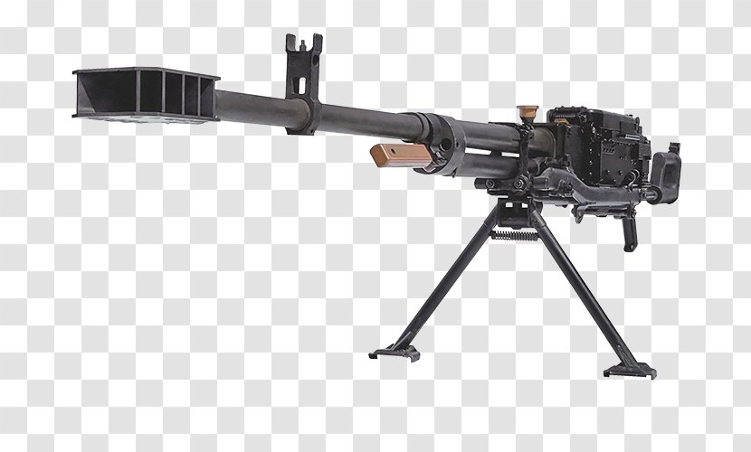 Kord Machine Gun Weapon Firearm 12.7×108mm - Silhouette Transparent PNG