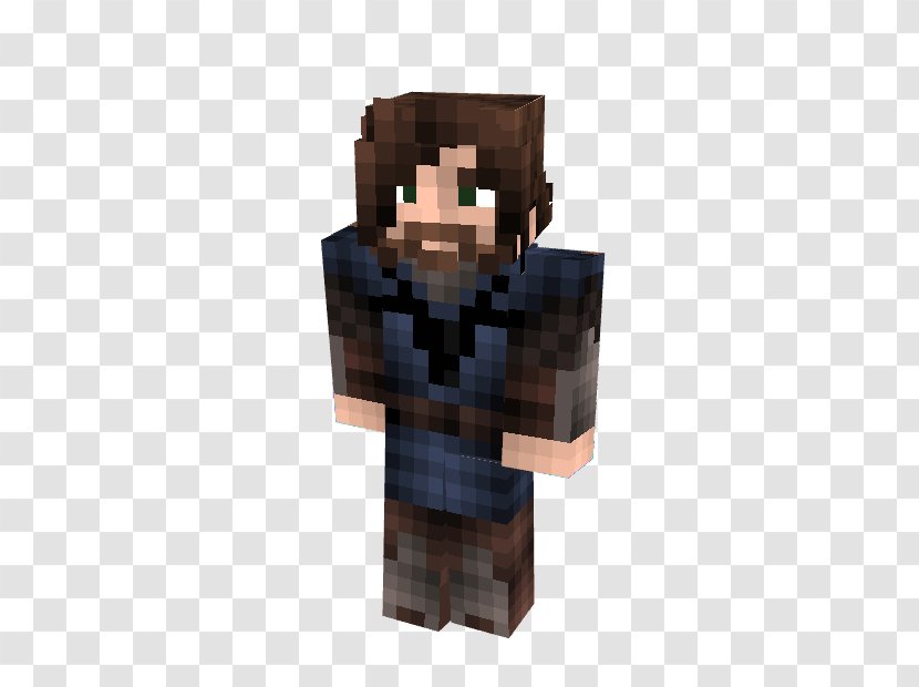 Minecraft Skin Cancer Peasant Euron Greyjoy - Silhouette - King Transparent PNG