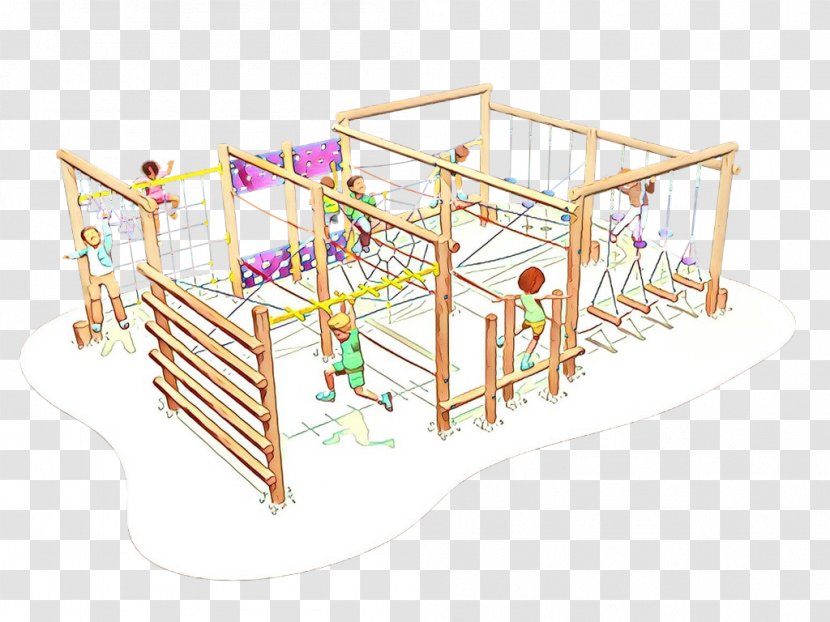 Playground Cartoon - Play City Transparent PNG