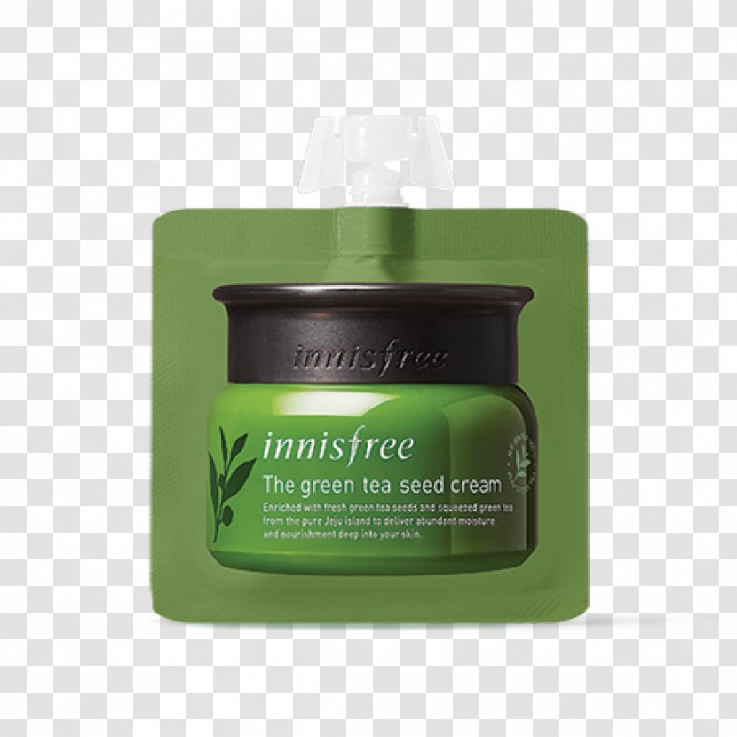 Green Tea Cream Seed Oil Innisfree - Sunscreen Transparent PNG