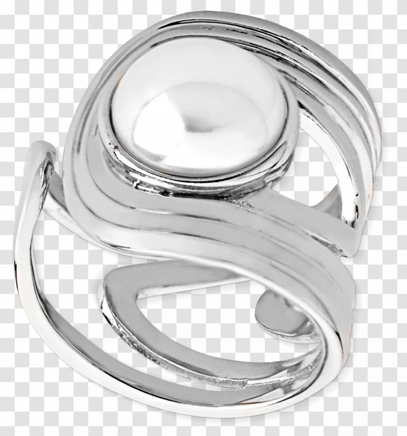 Ring Majorica Pearl Jewellery Silver Transparent PNG