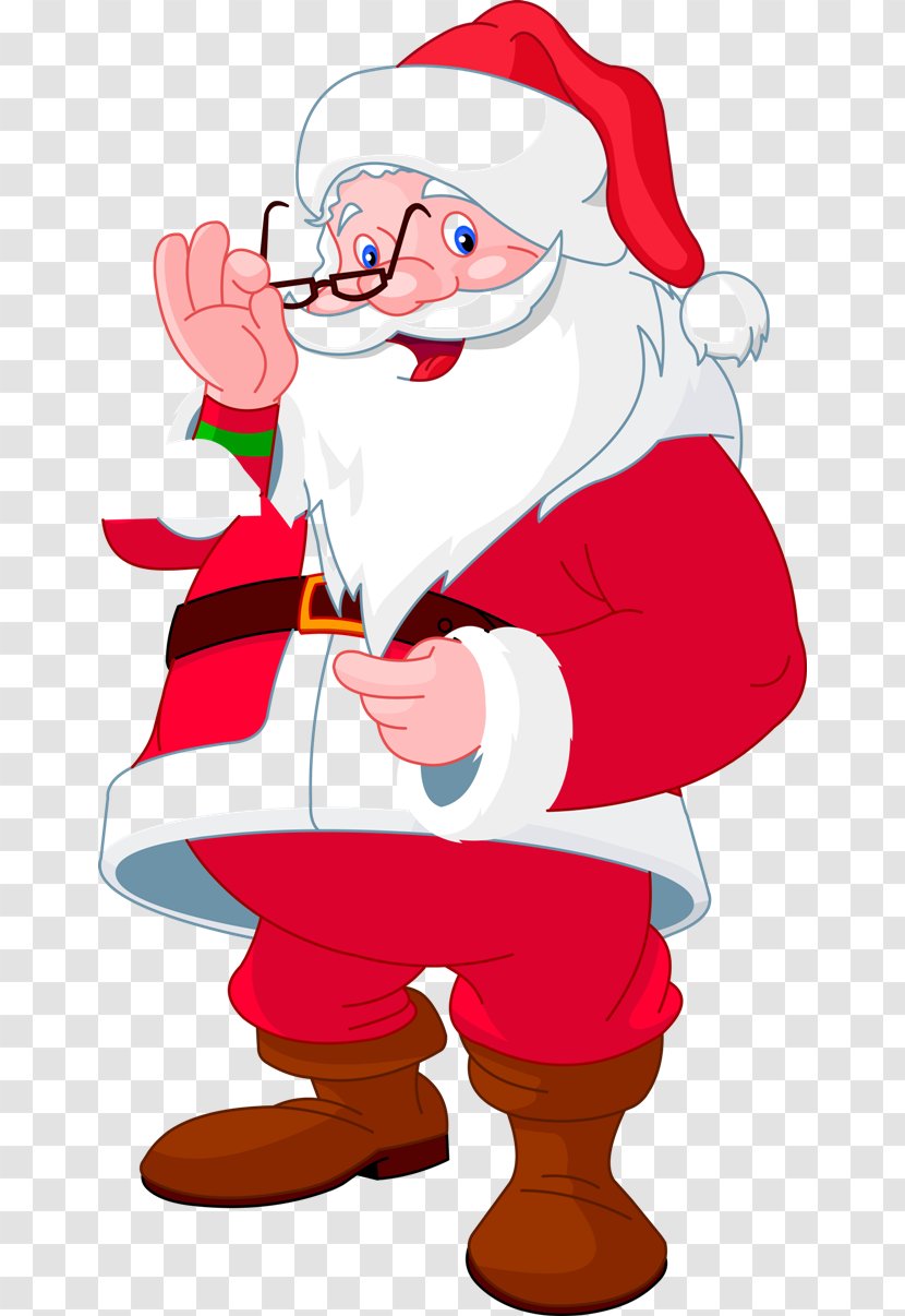 Santa Claus Cartoon Christmas Clip Art Transparent PNG