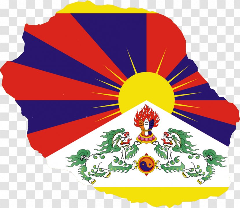 Flag Of Tibet Free Tibetan Independence Movement Incorporation Into The People's Republic China - Petal - Plundering Transparent PNG
