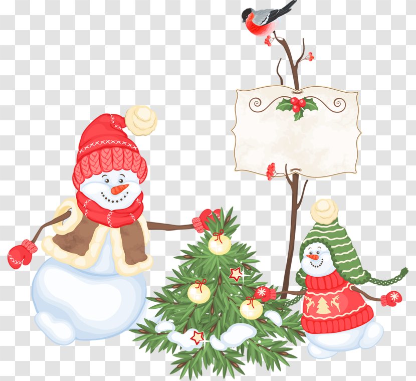 Santa Claus Christmas Decoration Snowman - Ornament Transparent PNG