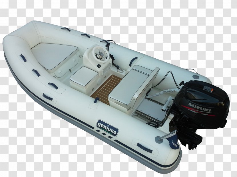 Inflatable Boat Geniuss Yacht Fuoribordo - Water Transportation Transparent PNG