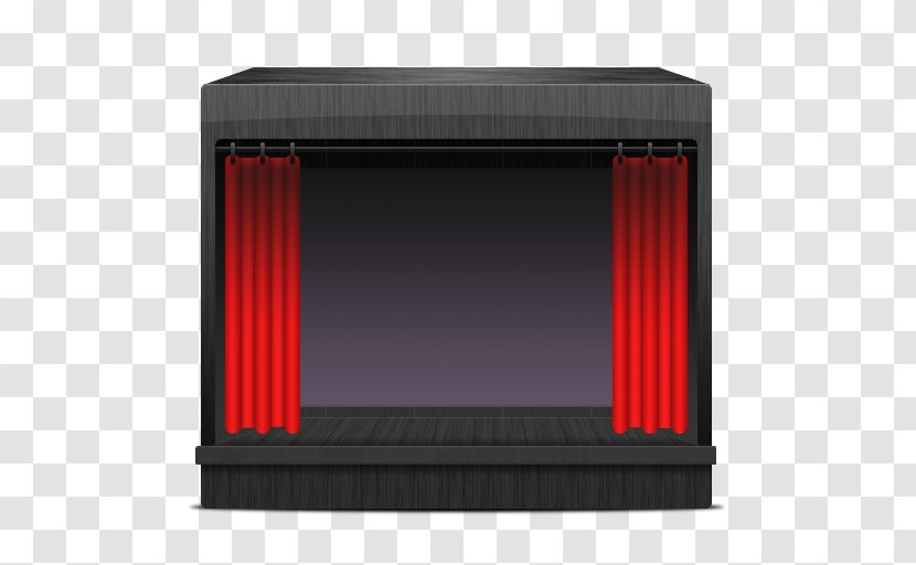Cinema Theater Drapes And Stage Curtains Spotlight - Red - Movie Theatre Transparent PNG