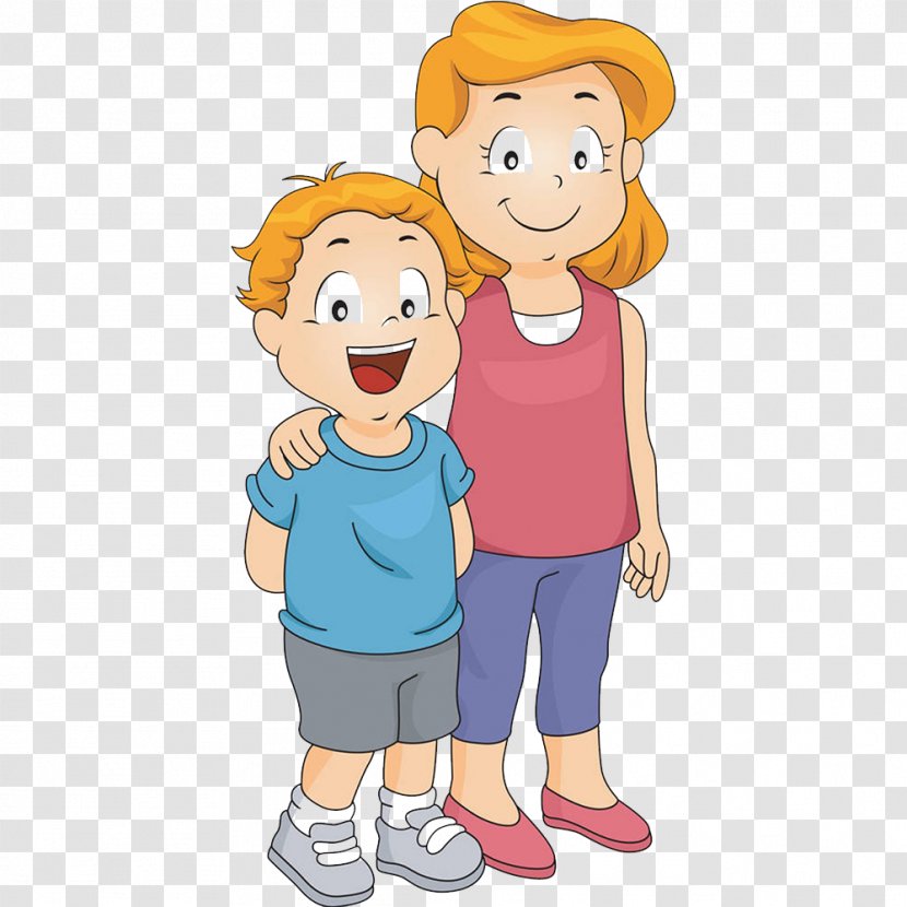 Sibling Sister Royalty-free Clip Art - Cartoon - Find Good Friends Transparent PNG