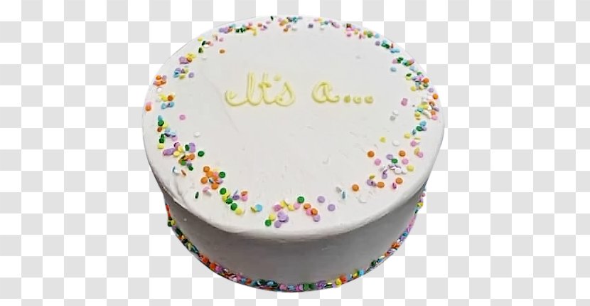 Birthday Cake Torte Gender Reveal Sprinkles - Baby Shower - Cupcakes Transparent PNG