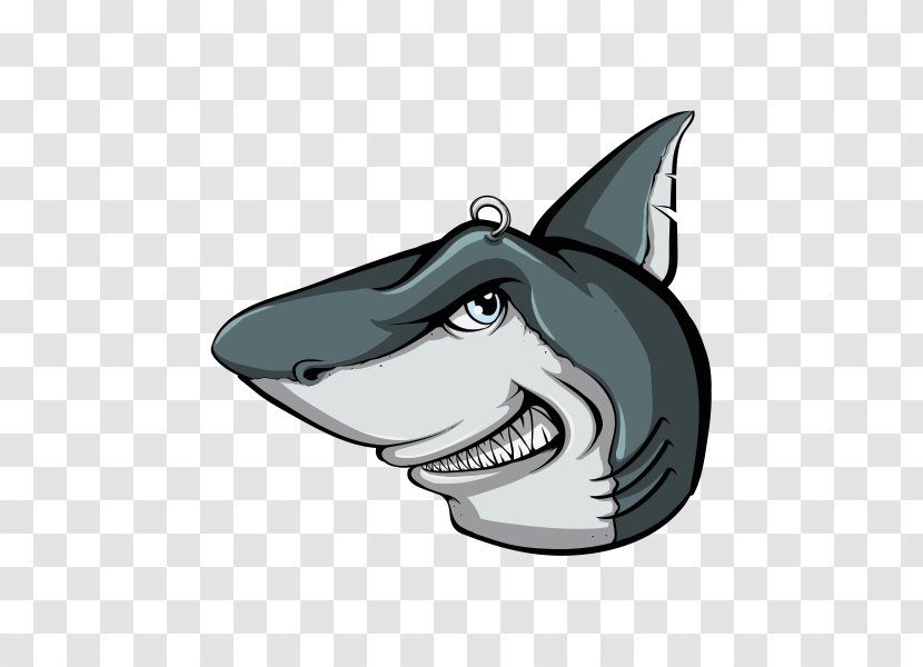 Shark Cartoon - Great White Transparent PNG