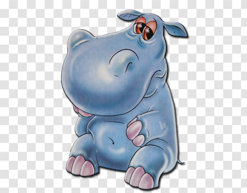 Hippopotamus Cartoon - Dog Like Mammal - Hippo Transparent PNG