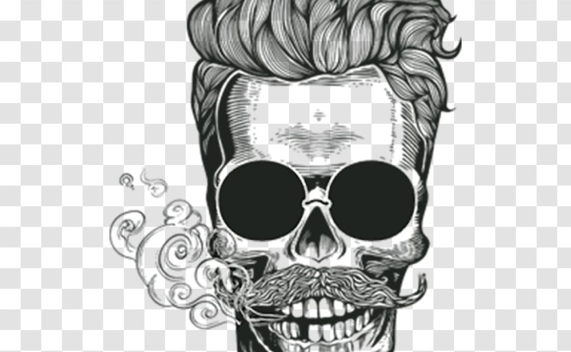 Drawing Skull Art - Line Transparent PNG