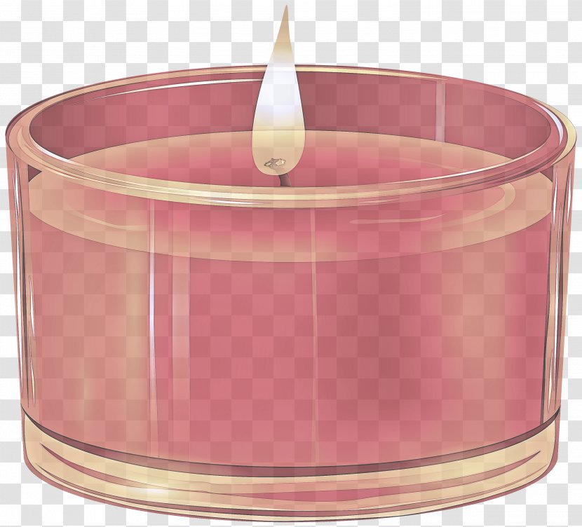 Candle Pink Lighting Magenta Holder - Wax Peach Transparent PNG