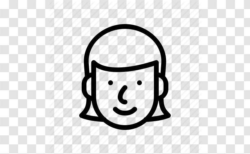 Face Smiley - Symbol - Download Head Woman Icons Transparent PNG