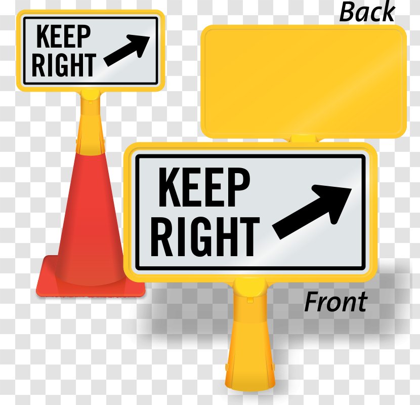 Traffic Sign Manual On Uniform Control Devices The Highway Code - Organization - Keep Right Transparent PNG