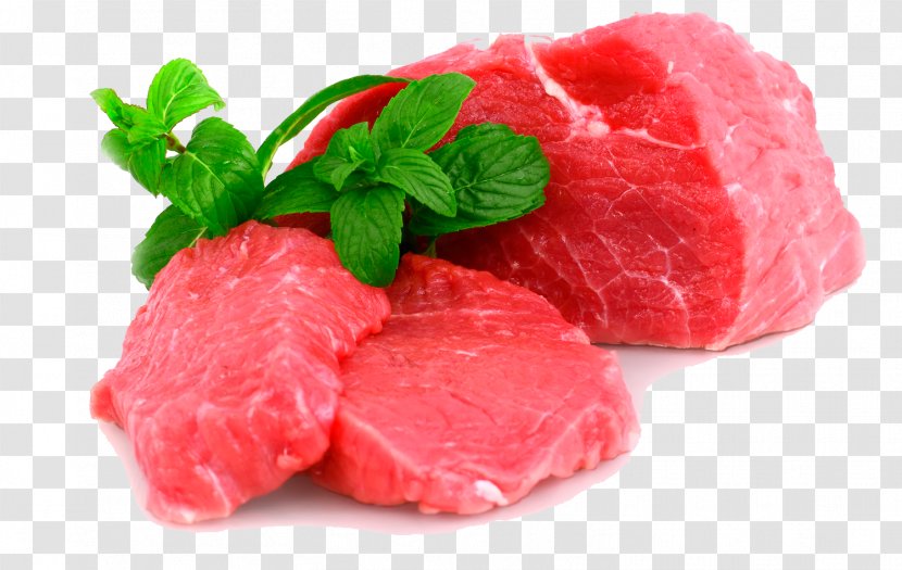 Raw Meat Steak Beef Food - Watercolor - Transparent Images Transparent PNG