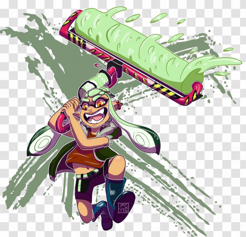 Inkstick Splatoon - Design Transparent PNG