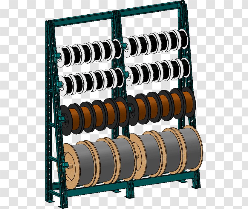 Cable Reel Warehouse Wire Bobbin - Cylinder - Shelves Manufacturing Transparent PNG