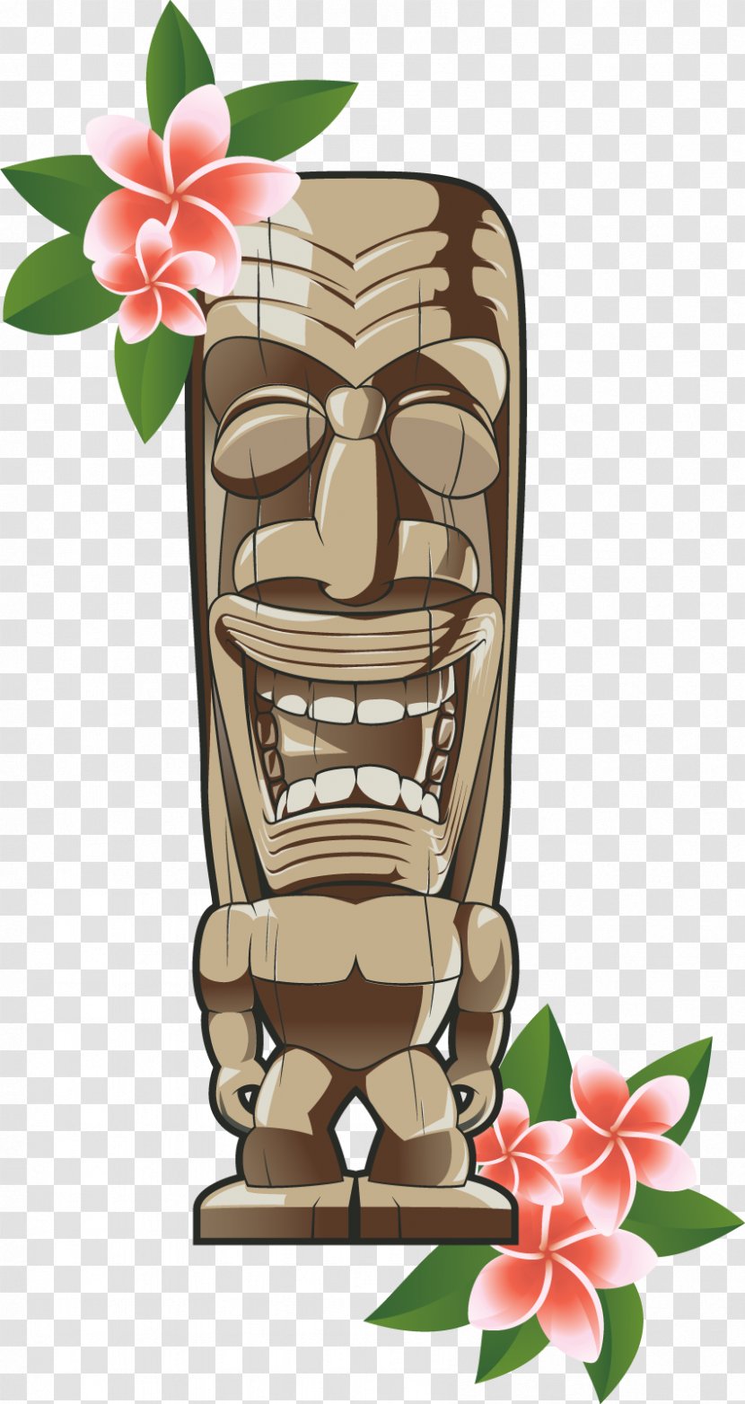 Tiki Culture Hawaiian Bar Clip Art - Totem Transparent PNG