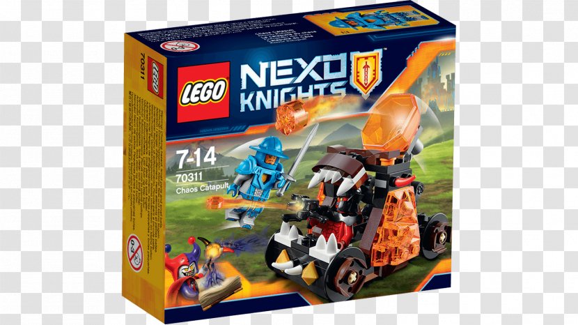 LEGO 70311 NEXO KNIGHTS Chaos Catapult Hamleys Toy 70314 Beast Master's Chariot - Knight Transparent PNG