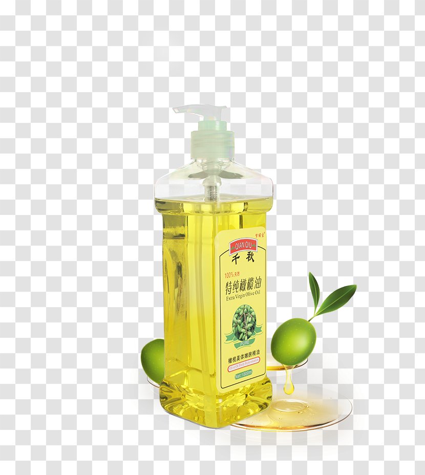 Olive Oil Bottle - Liquid - Body Rejuvenation Transparent PNG