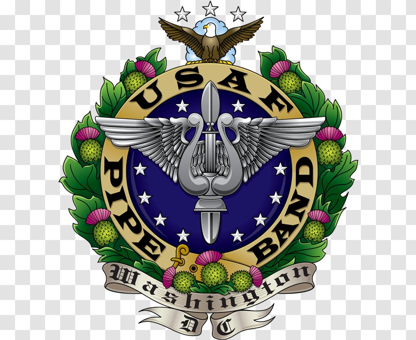 United States Air Force Band Pipe - Badge Transparent PNG