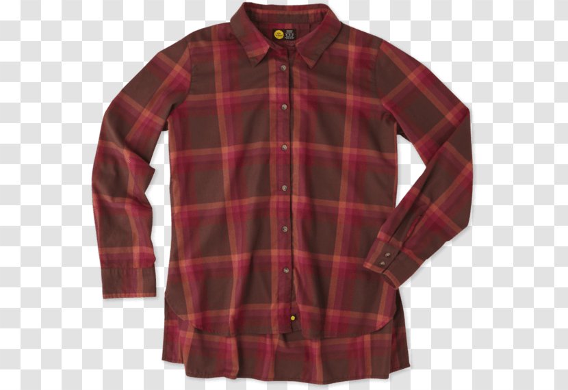 Full Plaid Tartan T-shirt Jacket - Button - Shirts For Women Transparent PNG