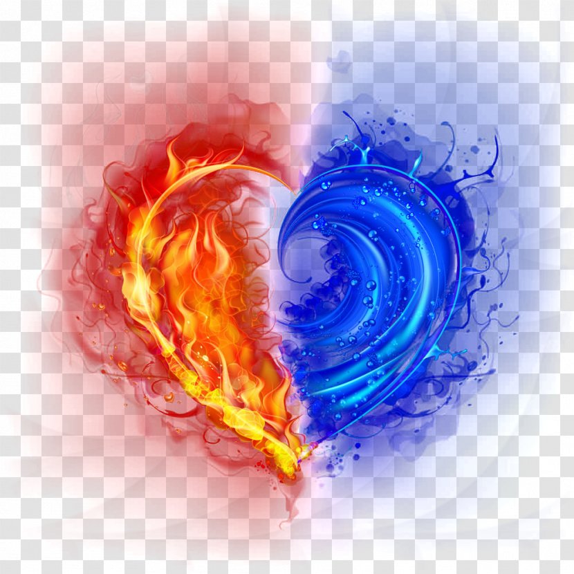 Light Love On Fire Flame - Frame - Cool Effects Transparent PNG