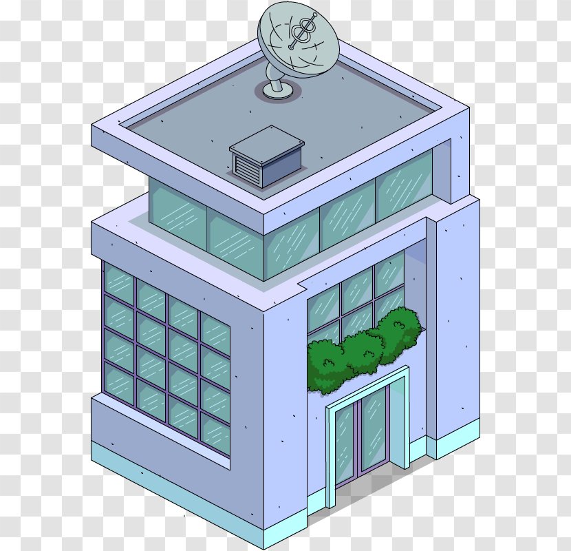 The Simpsons: Tapped Out Building Facade Central Moderne Real Estate - Simpsons Transparent PNG