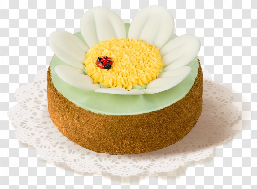 Buttercream Petit Four Torte-M Garnish - Cake Transparent PNG