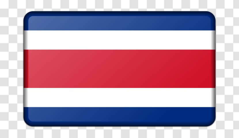 Flag Of Costa Rica Thailand Clip Art - Electric Blue Transparent PNG