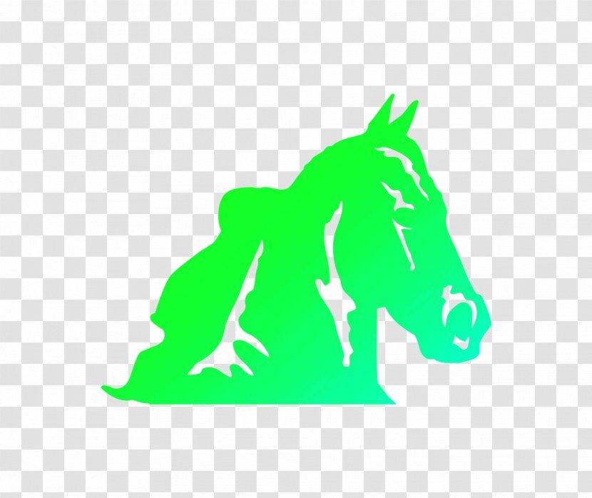Mustang Vector Graphics Clip Art Pony - Green - Animal Figure Transparent PNG