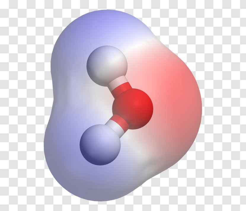 Electron Density Molecule Water Chemical Polarity - Molecular Orbital - Charges Transparent PNG